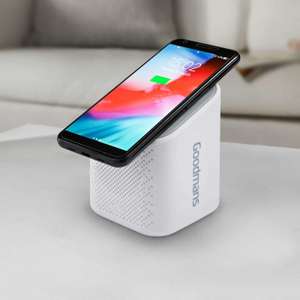 Goodmans Bluetooth Speaker with Wireless Charger £5 found in Swinton BM Bargains Black or White