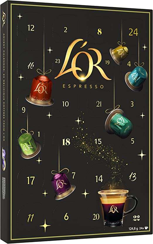 L OR Coffee Pod Advent Calendar 24 Nespresso Compatible Capsules 5 L OR Coffee Pod Advent Calendar 24 Nespresso Compatible Capsules 5