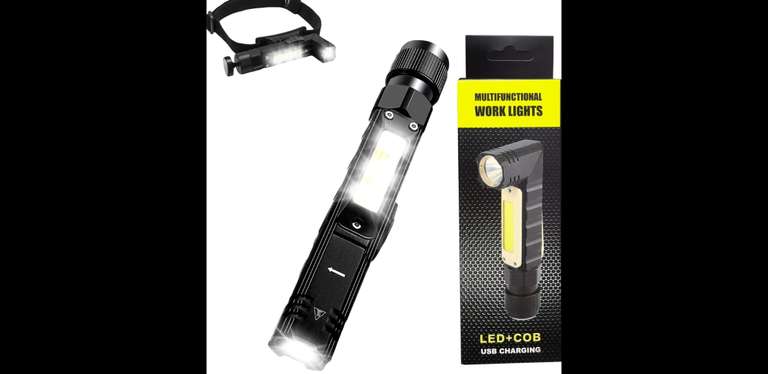 Hsility Torch Handheld Flashlight 3 Work Models Super Bright 5 Light Model Solid Built Waterproof and Shockproof Light £7.99 at Amazon