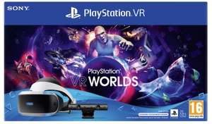 PlayStation VR with VR Worlds Mega Starter Bundle £169.99 / PlayStation VR Mega Pack £199.99 Free Click & Collect / £2.95 delivery @ Argos