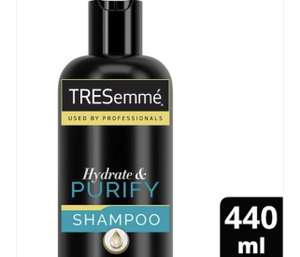 Tresemme shampoo purify & hydrate 440ml £1 (Free order & collect) @ Superdrug