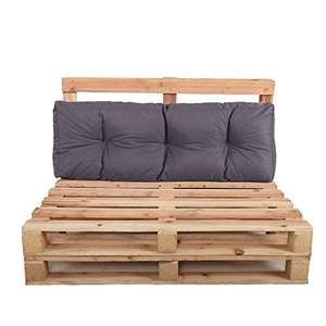 Chicreat 80532 Pallet Cushion Set, 120 x 40 x 10/20cm, Dark Grey and Red £30.30 @ Amazon