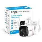 TP-Link Tapo Outdoor Security Camera, Weatherproof, 3MP Ultra-High Definition, 2-way Audio, SD Storage, (TC65) - New Version