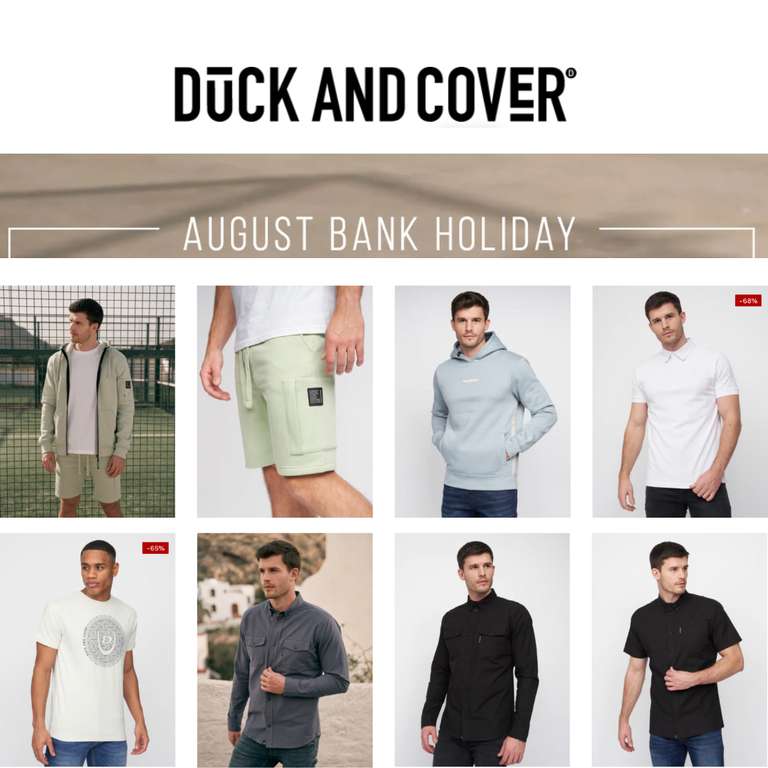 Bank Holiday Sale - 55% Off Almost Everything With Code