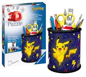 Ravensburger Pokemon 3D Jigsaw Puzzle for Kids Age 6 Years Up - 54 Pieces - Pencil Pot - No Glue Required - Gifts for Children