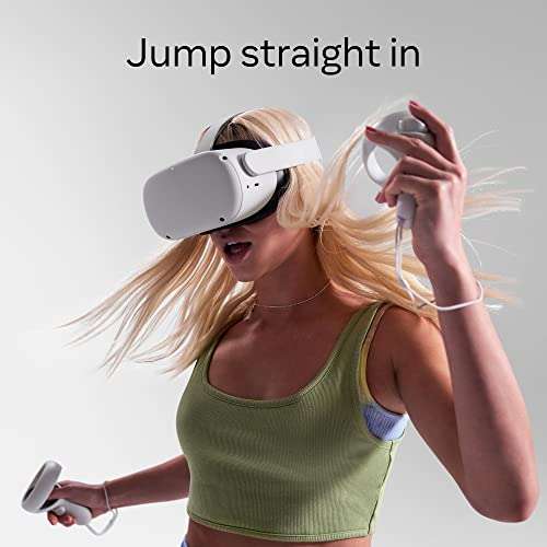 Meta Quest 2 — Advanced All-In-One Virtual Reality Headset — 128 GB (Renewed) £269 / 256GB £299 @ Amazon