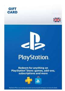 PlayStation Gift Card - UK Account [Digital Code] £100 for £83.83 /£90 for £75.51/£80 for £67.14/£84 for £70.42 Via Newsletter Sign up