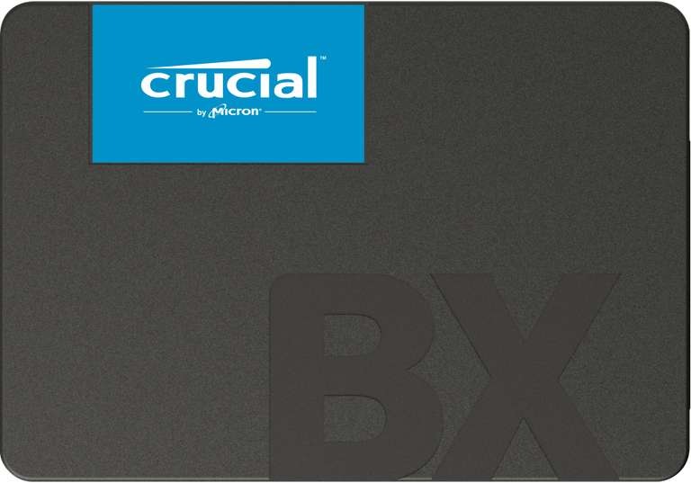 480GB - Crucial BX500 SATA SSD - TLC, 540MB/s - £24.73 / 1TB - £47.21 (Add extra SATA Cable for £0.01) @ Crucial