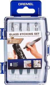 Dremel 682 Glass Etching Set, Accessory Kit with 8 Rotary Tool Accessories - £11.29 @ Amazon