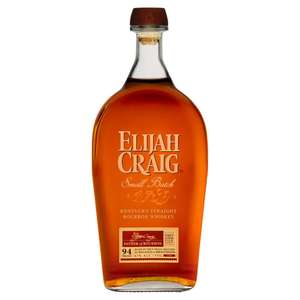 Heaven Hill Distillery Elijah Craig Small Batch Bourbon Whiskey 47% ABV 70cl (Clubcard Price)