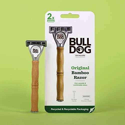 Bulldog Skincare - Original Bamboo Razor - £5.98 / £5.68 Subscribe & Save @ Amazon