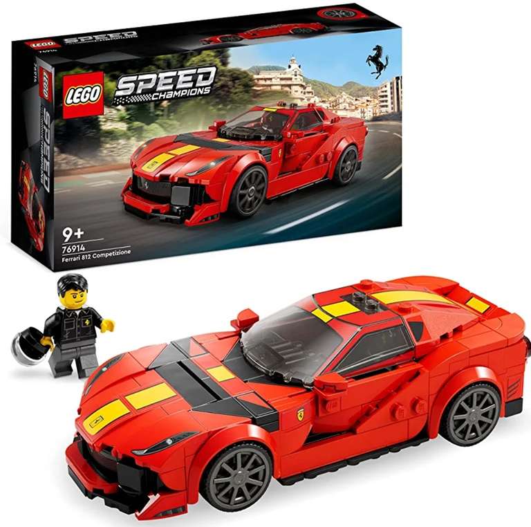 LEGO Speed Champions 76914 Ferrari 812 Competizione Car, 76915 Pagani Utopia Model Race Car £16 each/ Icons 10311 Orchid Set £33 @ Argos