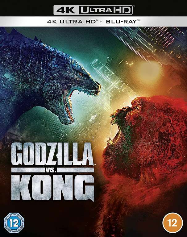 Godzilla VS Kong - 4K Blu-Ray £9.99 @ Amazon