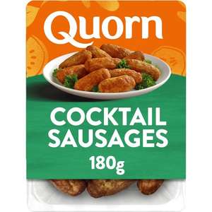 Quorn Cocktail Sausages 180g - 69p or 2 for £1.00 @ Heron Foods