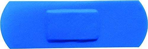 HypaPlast Blue Visually Detectable Plasters, 7.2x2.5cm (Pack of 100)