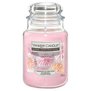 Yankee Candle Home Inspiration Scented Candle - Sugared Blossom, 538g 150 Hours Burn Time - Minimum Order £20