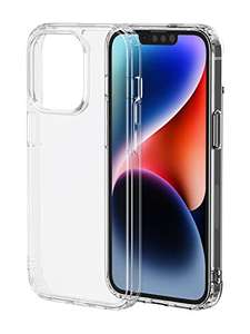 TOPK Clear Compatible with Apple iPhone 14 Mobile Phone Case 6.1-Inch, Shockproof Bumper Cover - £3.99 With Coupon @ TOPKDirect / Amazon