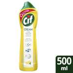 Cif Lemon Cream Cleaner multipurpose surface cleaner 500ml £1.25 each (Min Order 3)
