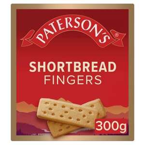 Patersons Shortbread Fingers 150g - Instore at Long Eaton