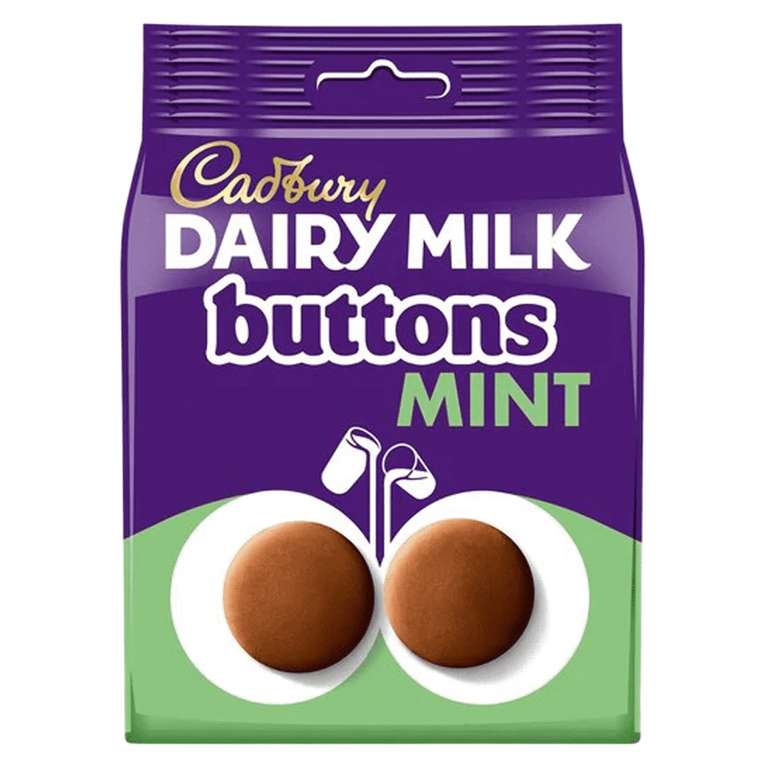 Cadbury Buttons - Mint (95g) - 79p @ B&M Accrington