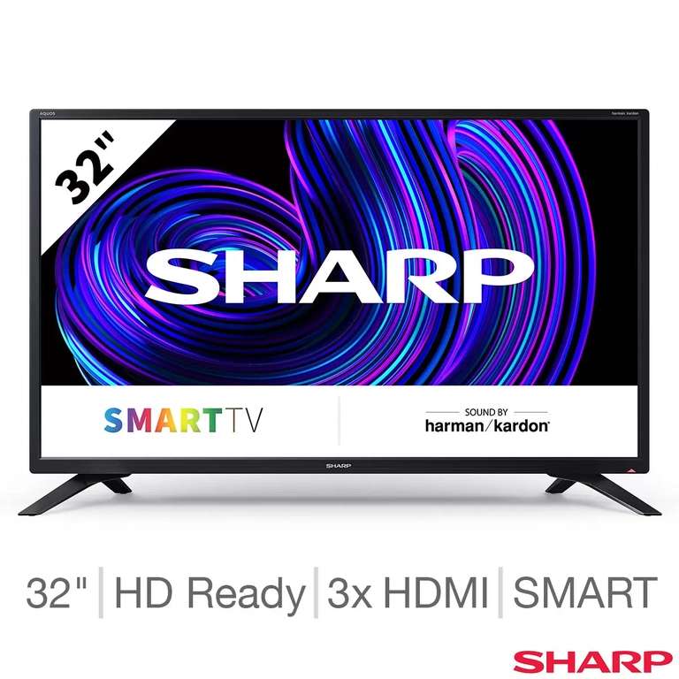 Sharp 1T-C32EE2KF2FB 32” HD Ready 720p Smart TV - 5 Year Warranty - £99.99 Delivered (Membership Required) @ Costco