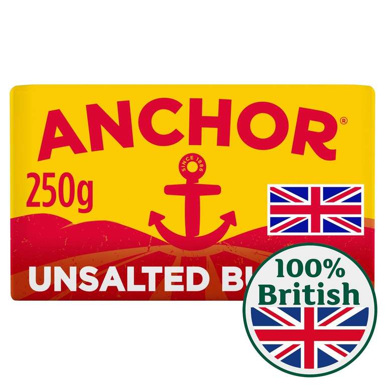 Anchor Unsalted Block Butter 250g - £1 @ Morrisons