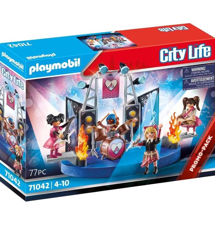Playmobil 71042 Music Band Promo Pack, music, band practice, Figure set, Fun Imaginative Role-Play