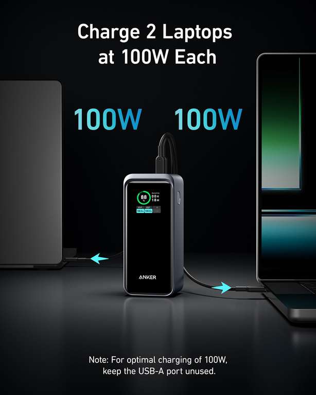 Anker Prime Power Bank, 20,000mAh Portable Charger with 200W Output, Smart Digital Display w/voucher @ Anker /FBA