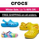 Crocs Winter Sale - Up to 60% Off Sitewide + Extra 10% Off At Checkout (No code needed) + Free Shipping - @ Crocs