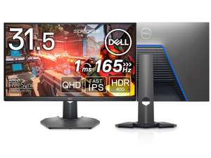 Dell 32 G3223D USB-C Gaming Monitor - QHD 2560 x 1440 at 165 Hz, 31.5", 1 ms, IPS, FreeSync, G-SYNC, 2 x HDMI, DP - w/Dell Advantage Code