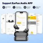 EarFun Free 1S Wireless Earbuds, 4 Mics ENC, Custom EQ, IPX7 Waterproof, 30h playtime £6.99 With Code (Prime Exclusive) @ Earfun / Amazon