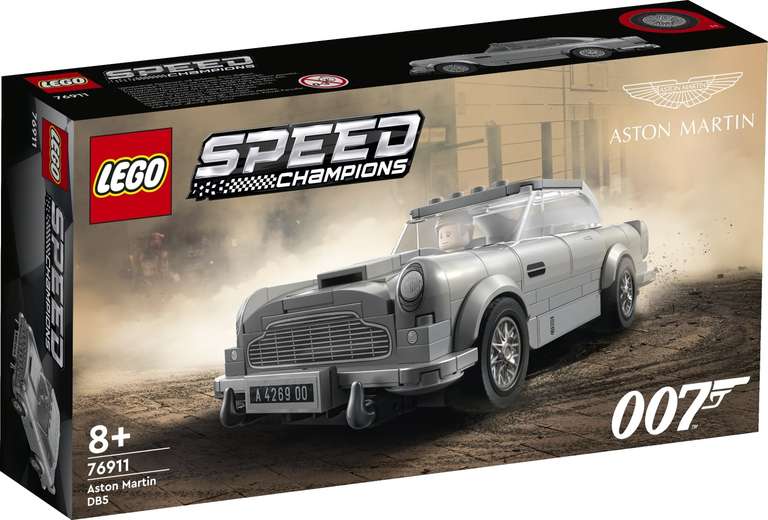 LEGO Speed Champions 76911 007 Aston Martin DB5 & James Bond Car Toy £14.99 Click & Collect (Selected Stores) @ Smyths Toys