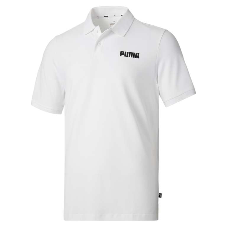 Puma Essentials Pique Polo Shirt White - Puma Store