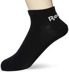 Reebok Unisex Active Core Socks 3 Pairs - S/M/L/XL £4 @ Amazon