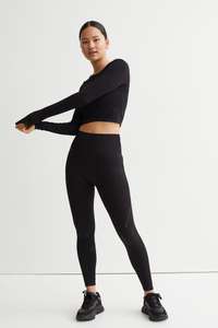 Seamless running tights for £8 + £3.99 delivery @ H&M