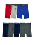 Fruit of the Loom Men's Coolzone Long Legged Boxer Briefs (Assorted Colors) (Pack of 7) - Sizes S & M