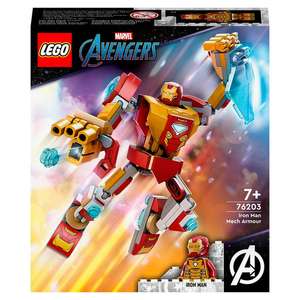 LEGO Marvel 76203 Iron Man Mech Armour Set with Figure £6.75/ Creator 3in1 31111Cyber Drone @ £7.20 @ Sainsbury's