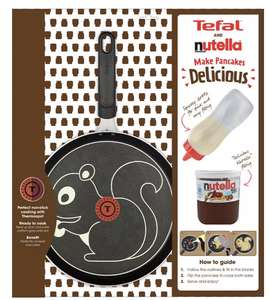 Tefal 25cm Aluminium Crepe Pan with Nutella £13.32 (Free Click & Collect) @ Argos
