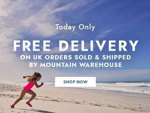 Free Delivery On All Orders Shipped By Mountain Warehouse
