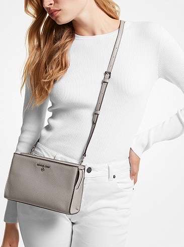 Michael Kors Valerie Medium Pebbled 100% Leather Crossbody Bag in various colours £61 + free delivery @ Michael Kors