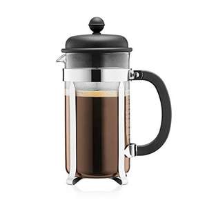 BODUM Cafeteria 8 Cup French Press Coffee Maker, Black (1L / 34oz) £11.99 (Prime Exclusive) @ Amazon