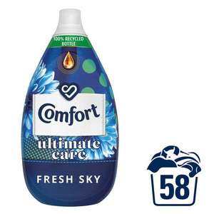 Comfort Ultimate Care Fresh Sky Ultra-Concentrated Fabric Conditioner 58 Wash 870 ml £2.75 @ Iceland