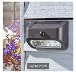 Smart Solar 10 Lumen Outdoor Premier Wall Fence & Post Lights (Pack Of 4) - £15 + Free Collection @ Wickes