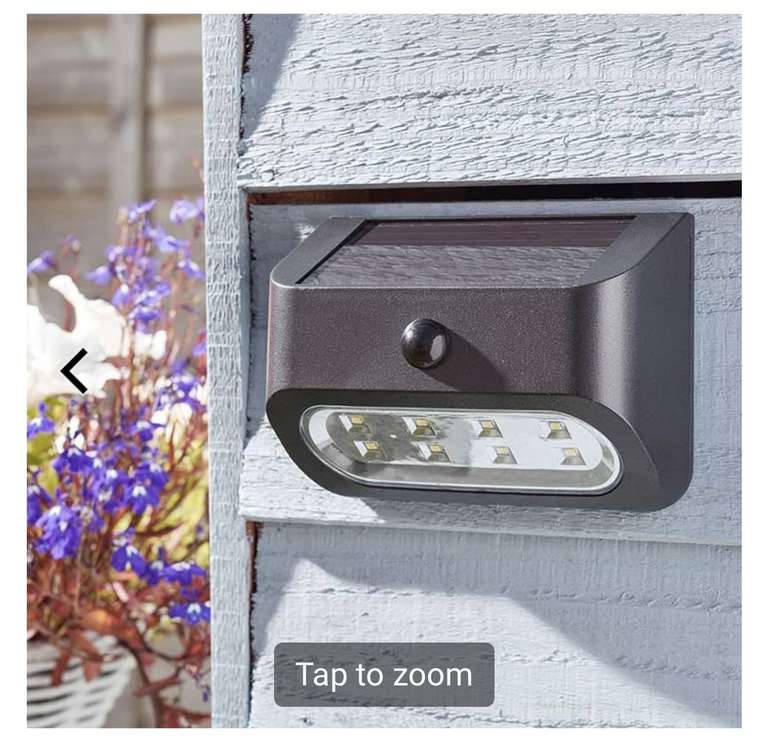 Smart Solar 10 Lumen Outdoor Premier Wall Fence & Post Lights (Pack Of 4) - £15 + Free Collection @ Wickes