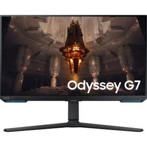 Samsung Odyssey G7 28" 4K Ultra HD 144Hz Gaming Monitor - Black HDMI 2.1, 1ms, Freesync Premium Pro W/Code via AO