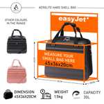 Aerolite Easyjet Maximum Size 45x36x20cm Hand Cabin Luggage Approved Hard Shell Travel Carry On Bag - Packed Direct FBA