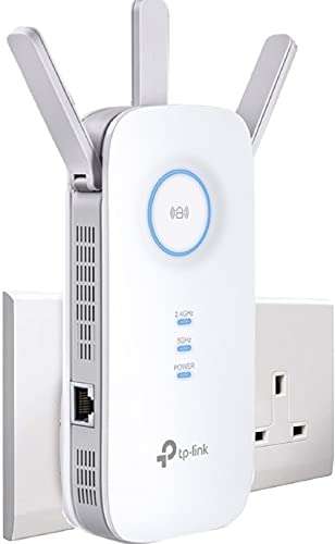 TP-Link AC1900 Gigabit Mesh Wi-Fi Range Extender/Wi-Fi Booster/Wi-Fi Repeater, 3 External Antennas £39.99 @ Amazon