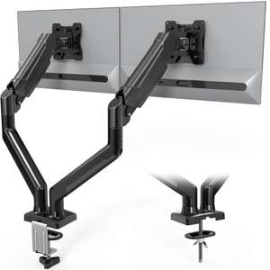 BONTEC Dual Monitor Desk Mount Gas Spring Arm Stand Sold by bracketsales123 FBA
