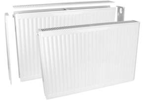 Type 21 Double-Panel Single Convector Radiator 300 x 600mm 1562Btu - £4.97 / 300 x 800mm - £6.39 - free Collection @ Toolstation
