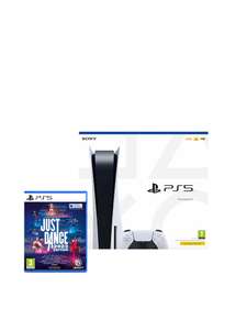 Playstation 5 Disc Console & Just Dance 2023 Edition (Code in Box) £490.99 free Click & Collect @ Very